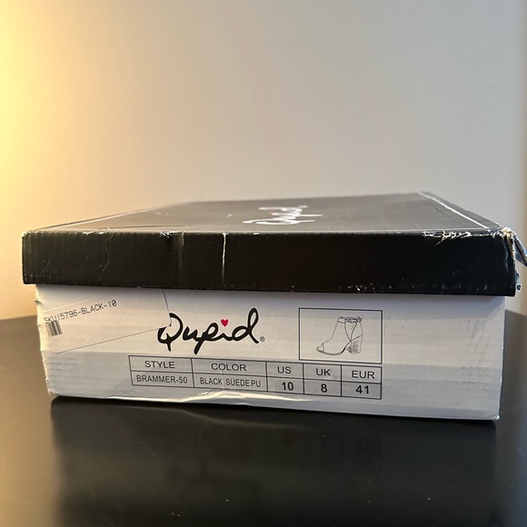 BNWT / BOX QUIPID CHUNKY HEELS / SZ 10 - Picture 3 of 3